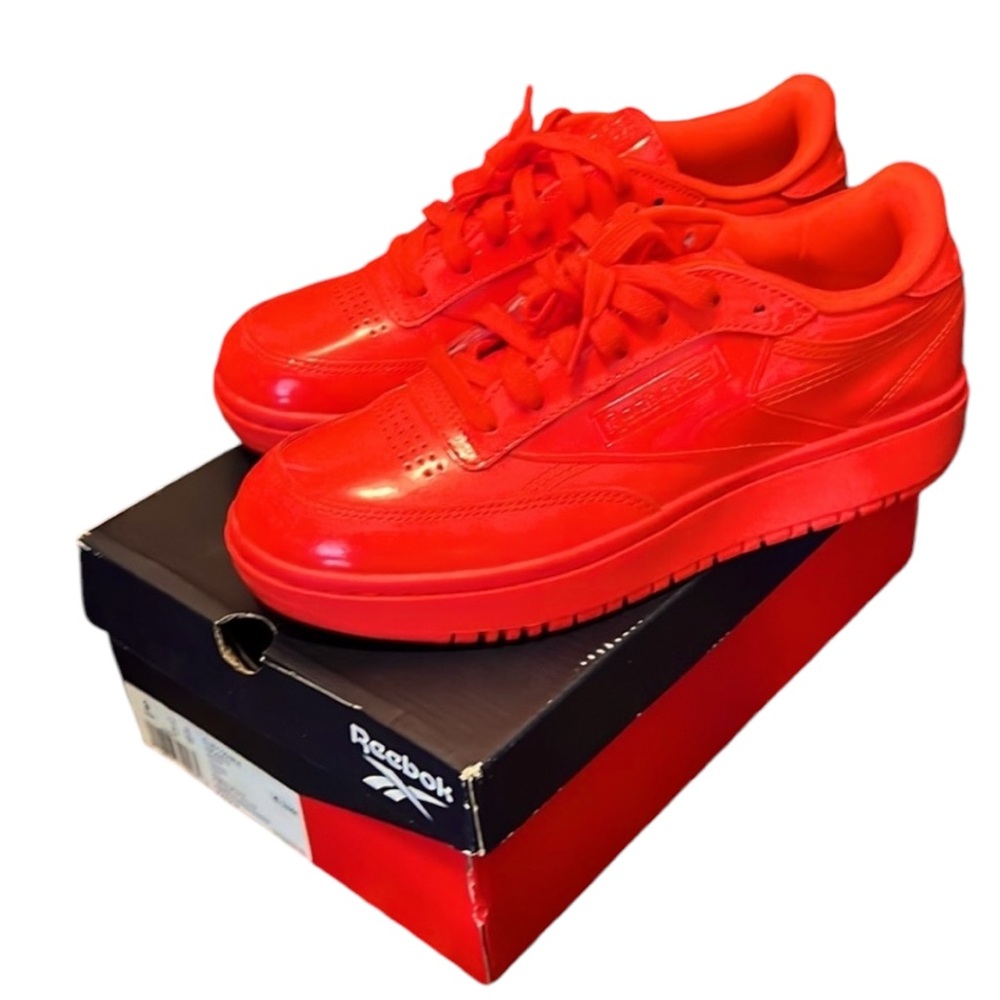 💫REEBOK✨CARDI B 🔥CLUB C DOUBLE | RED | (women’s) | BRAND NEW IN BOX |
